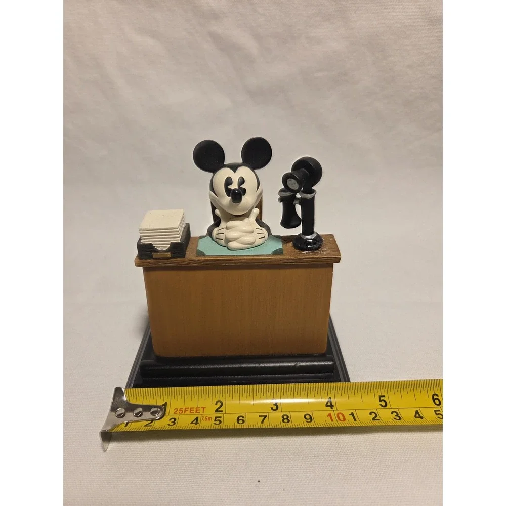 Disney Mickey Mouse Business Card Holder FIGI Graphics Desk Figurine w Box